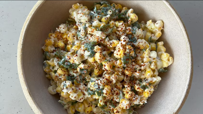 Salade de maïs façon esquites