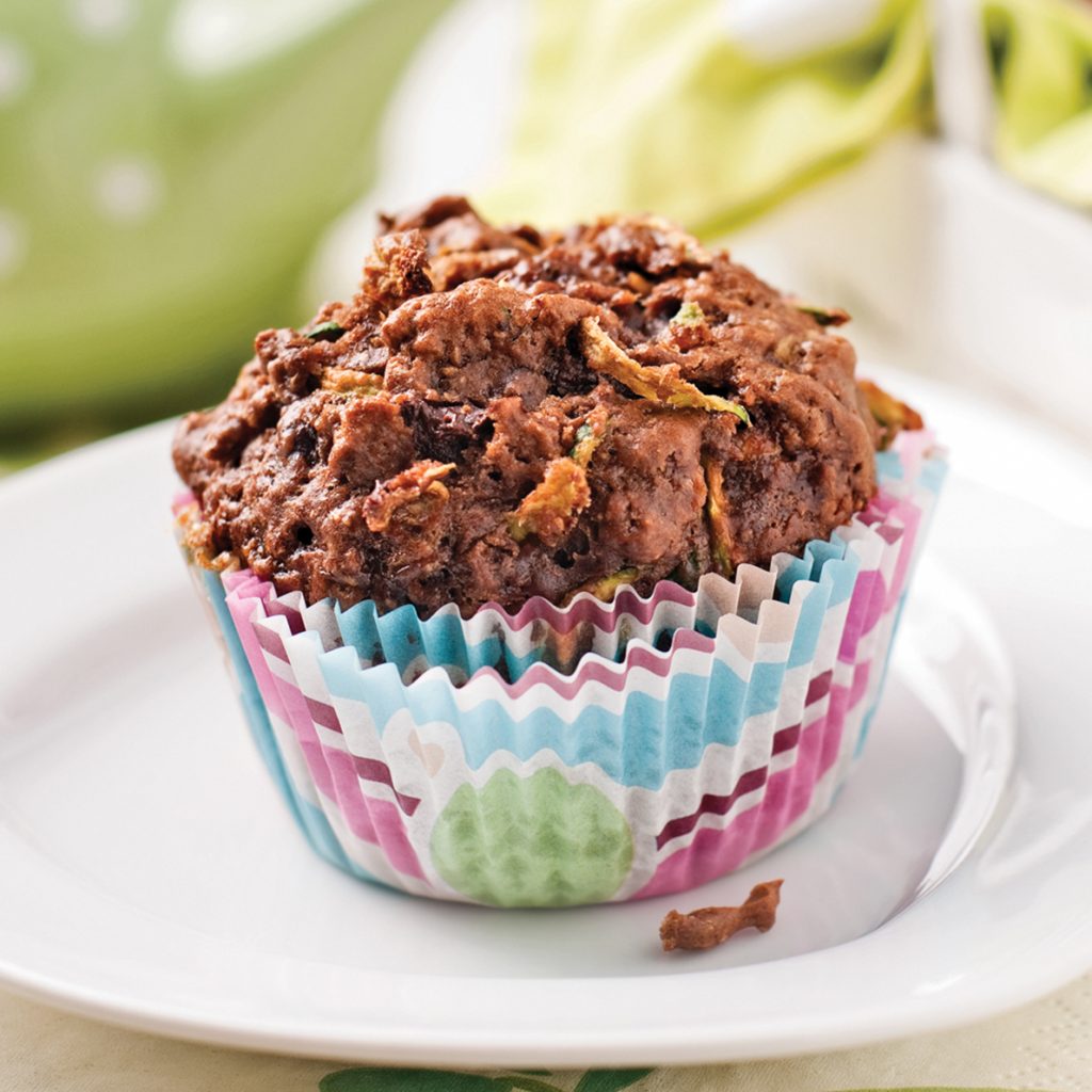 Muffins moelleux au chocolat et ingrédient magique