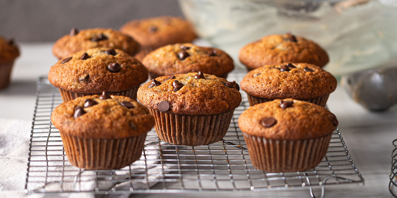 Muffins bananes et chocolat de Maman