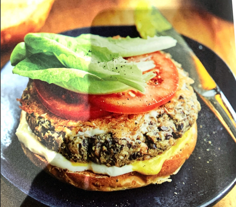 Burger à la galette d'épeautre (Végé)