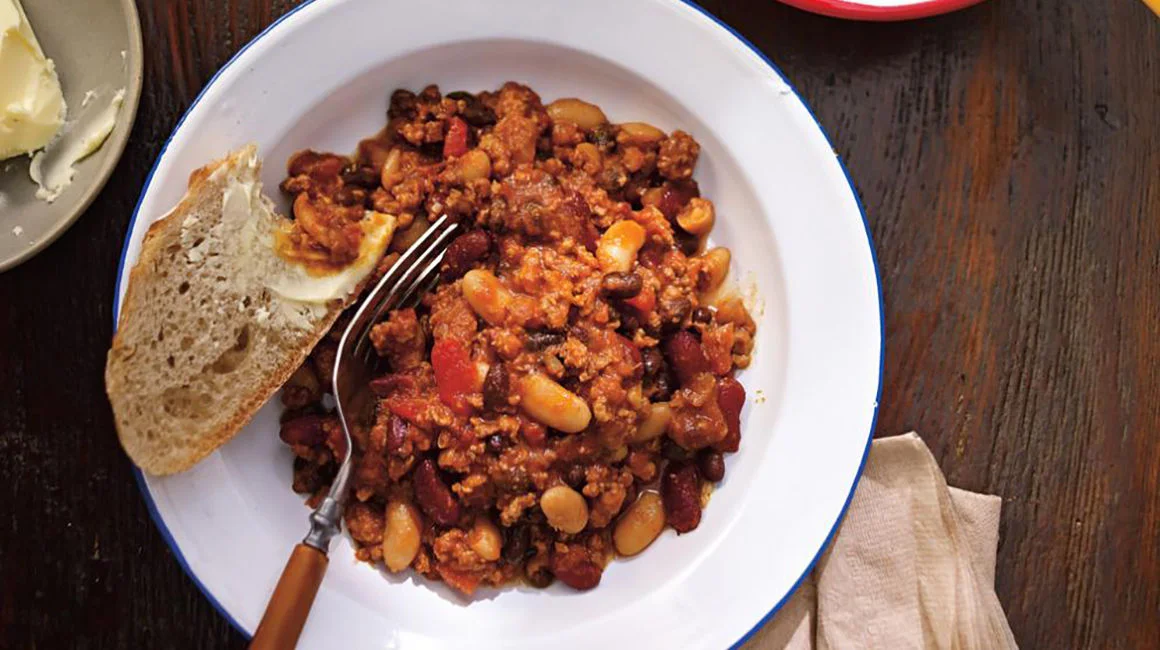 Chili aux deux haricots