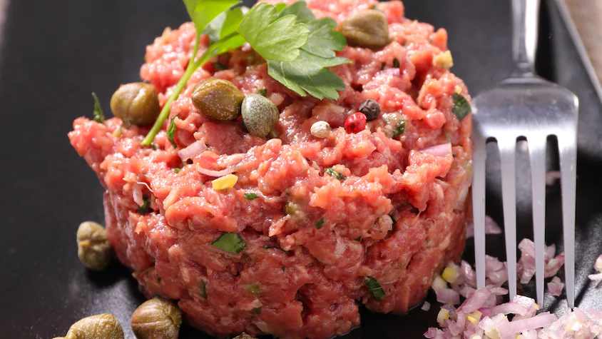 Tartare de boeuf de brasserie