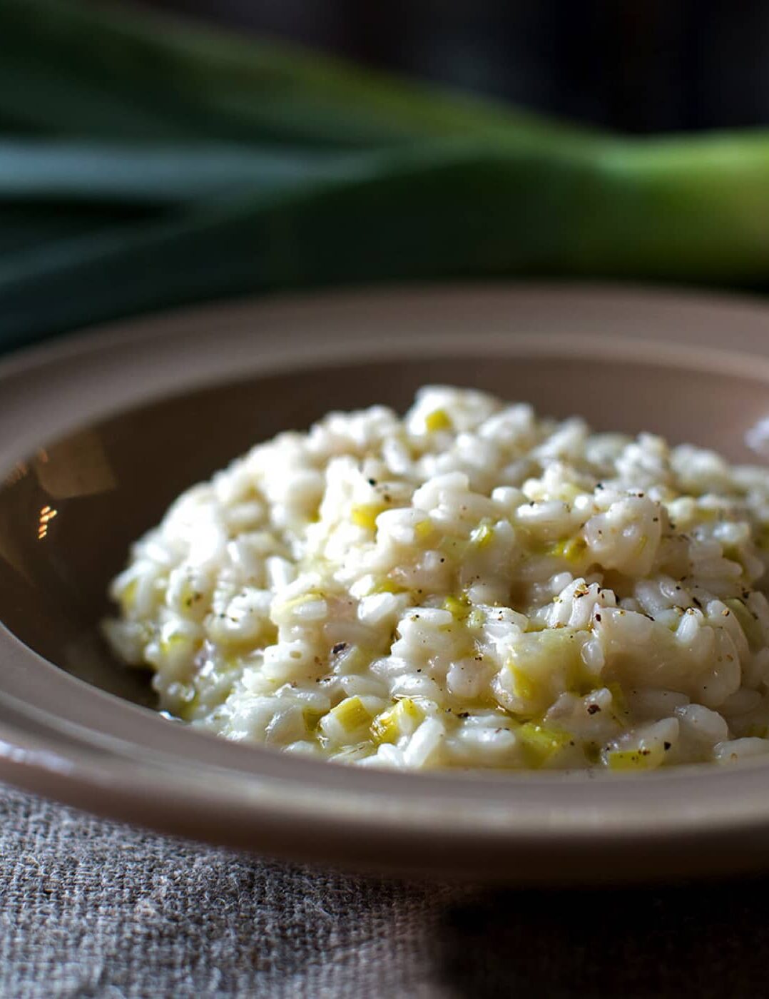 Risotto poireau rapide