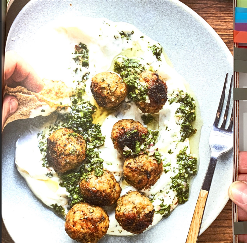 Boulettes de porc au chimichurri