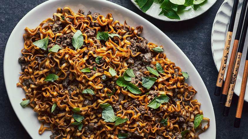 Nouilles chinoises au boeuf